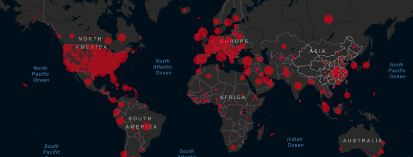 Johns Hopkins Coronavirus Resource Center (map of global cases)