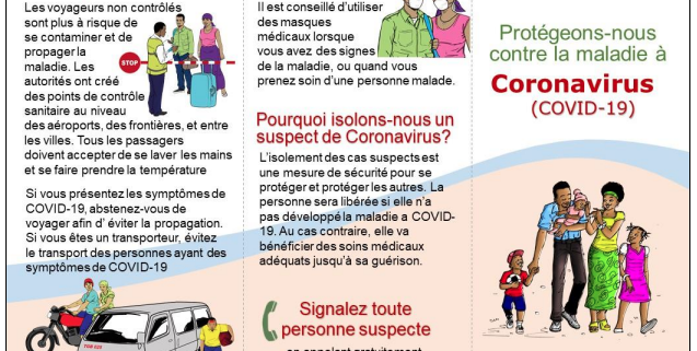 COVID-19 Poster from Guinea (french)