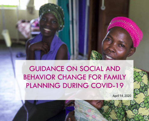 Guidance on Social and Behavior Change for Family Planning During COVID-19