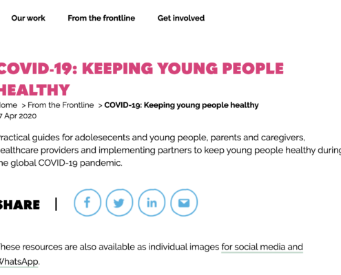 COVID-19: Keeping Young People Healthy