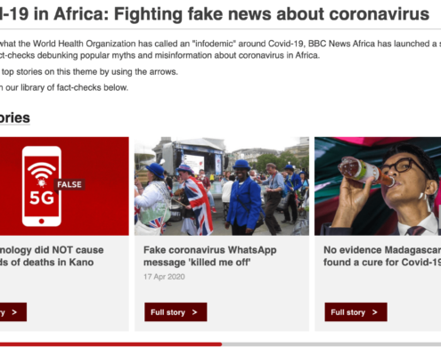 COVID-19 in Africa: Fighting Fake News about Coronavirus