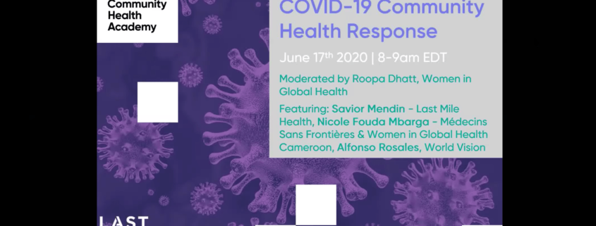 Gender Equity and the COVID-19 Community Health Response Webinar