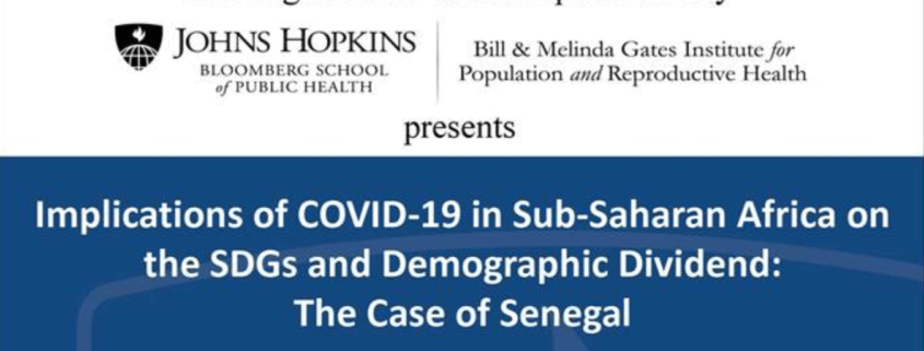Implications of COVID-19 in Sub Saharan Africa on the SDGs and Demographic Dividend: The Case of Senegal