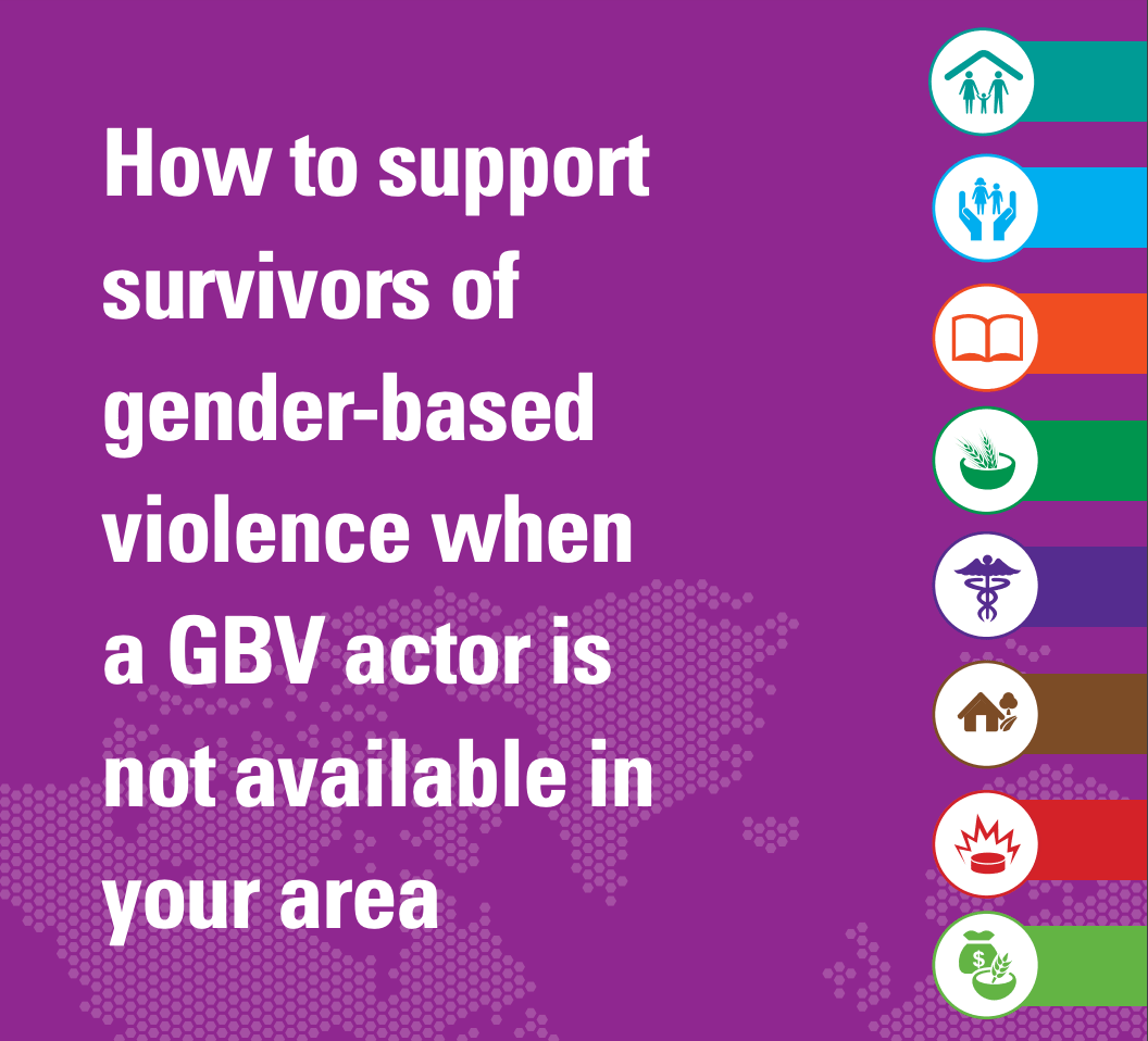 How to support survivors of gender-based violence when a GBV actor is ...