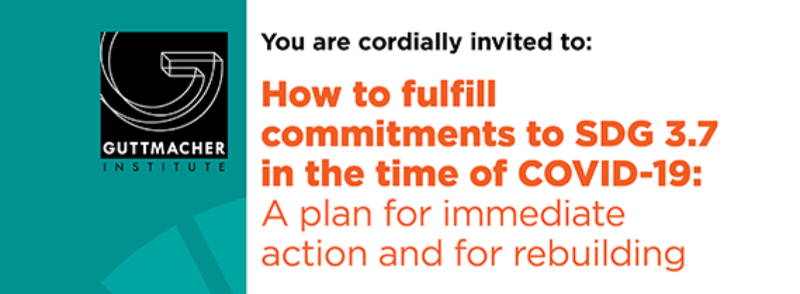 How to fulfill commitments to Sustainable Development Goal 3.7 in the time of COVID-19
