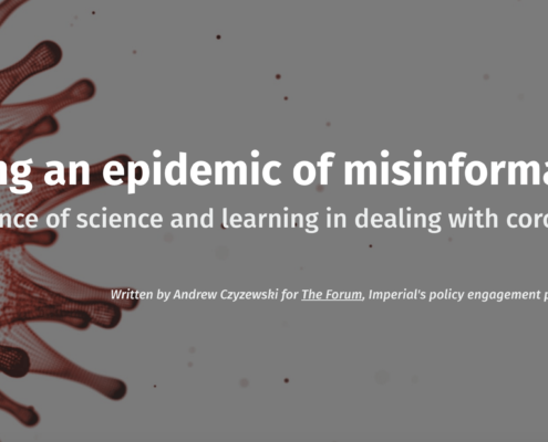 Fighting an epidemic of misinformation: The importance of science and learning in dealing with coronavirus