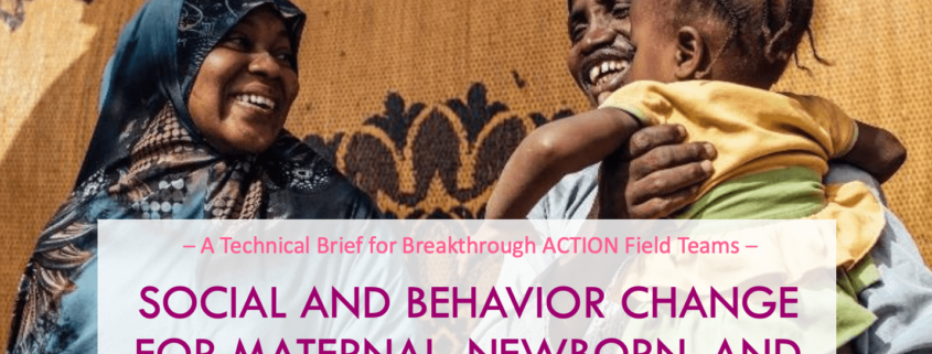 SBC for Maternal, Newborn and Child Health during COVID-19: Technical Brief