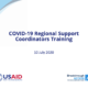 COVID-19 Regional Support Coordinators Training