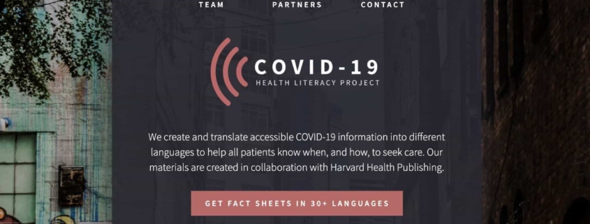COVID-19 Health Literacy Project