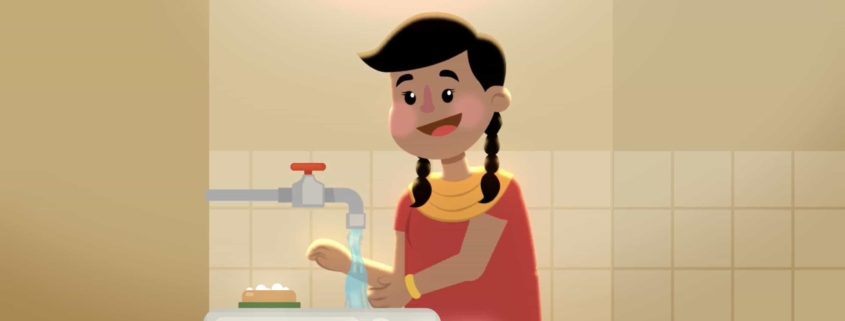 Child-Friendly Animation Video on Hand Washing