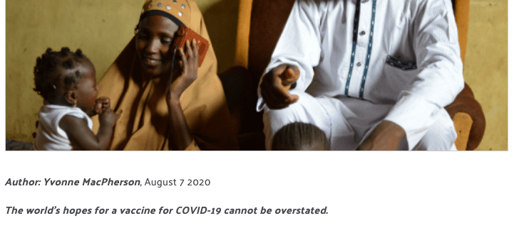 What is the world doing about COVID-19 vaccine acceptance?