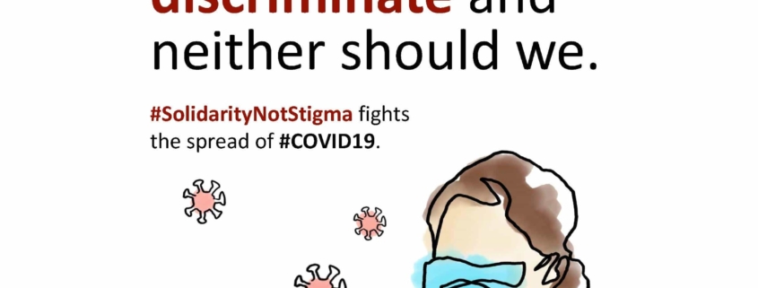 Infographics on Addressing COVID-19 Social Stigma and Discrimination