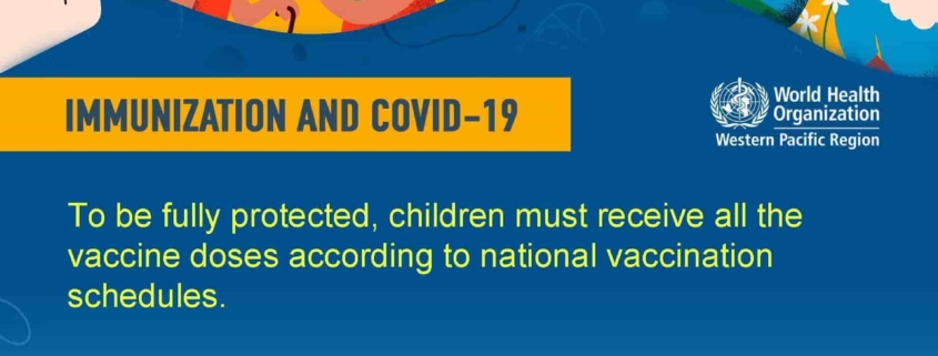 Infographics on COVID-19 and Immunization