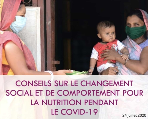 Conseils sur le Changement Social et de Comportement Pour la Nutrition Pendant le COVID-19