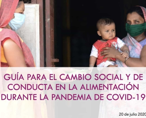 Guía Para el Cambio Social y de Conducta en la Alimentación Durante la Pandemia de COVID-19