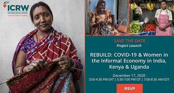 REBUILD: COVID-19 and Women in the Informal Economy in India, Kenya & Uganda