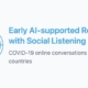 Early AI-supported Response with Social Listening