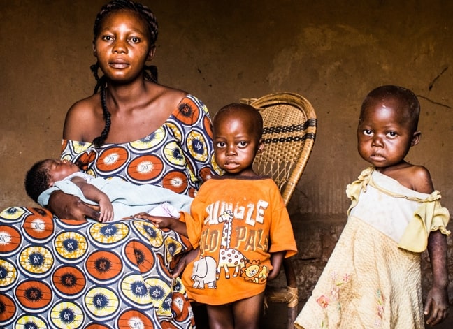 A family in the DRC. Photo Credit: Vincent Tremeau/UNICEF