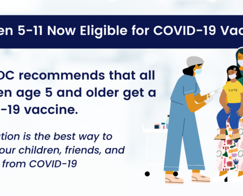 Children ages 5 - 11 now eligible for COVID-19 vaccines