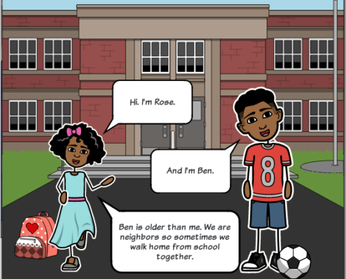 A comic from Baltimore City's Department of Public Health