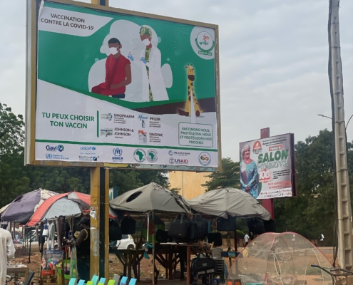 Niger: COVID-19 Vaccine Promotion Billboard