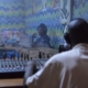 A radio studio in Burkina Faso